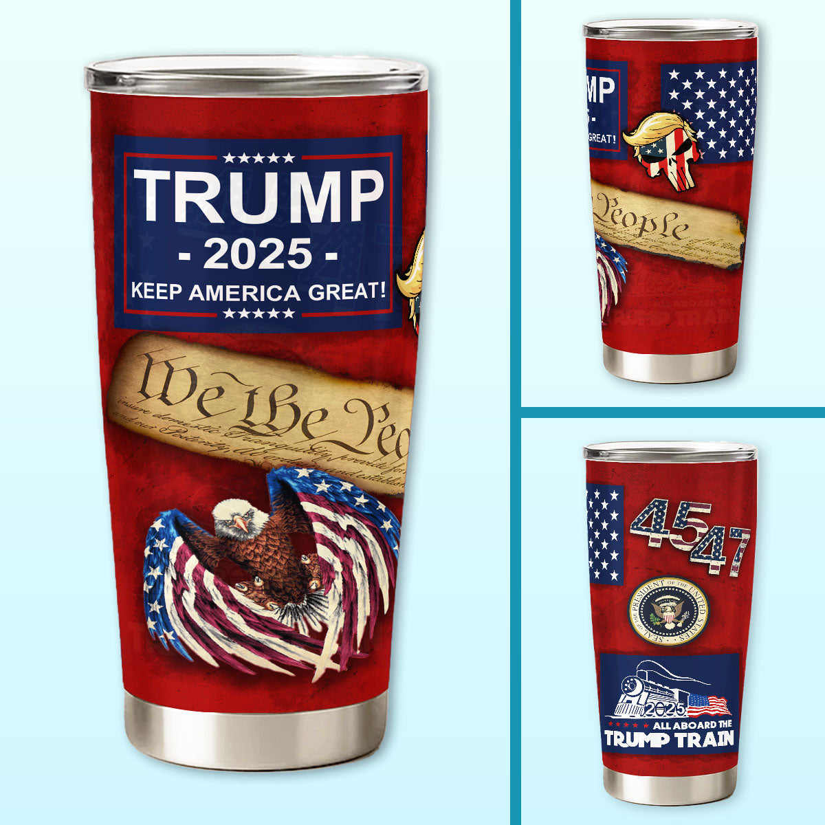 All Aboard The Train 2024 We The People Tumbler