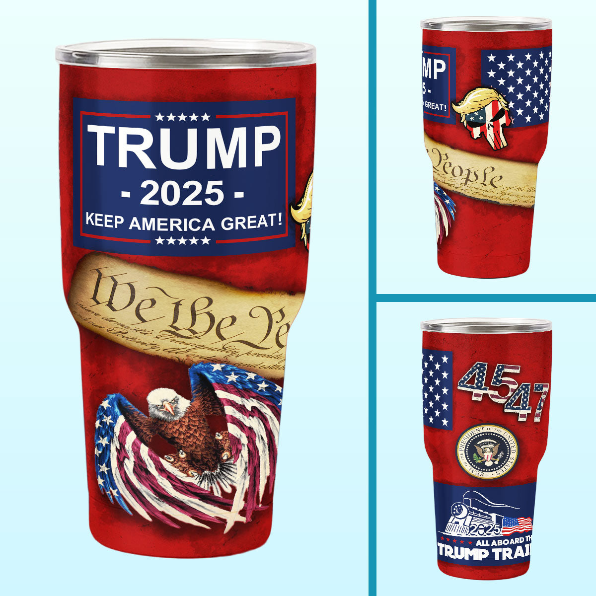 All Aboard The Train 2024 We The People Tumbler