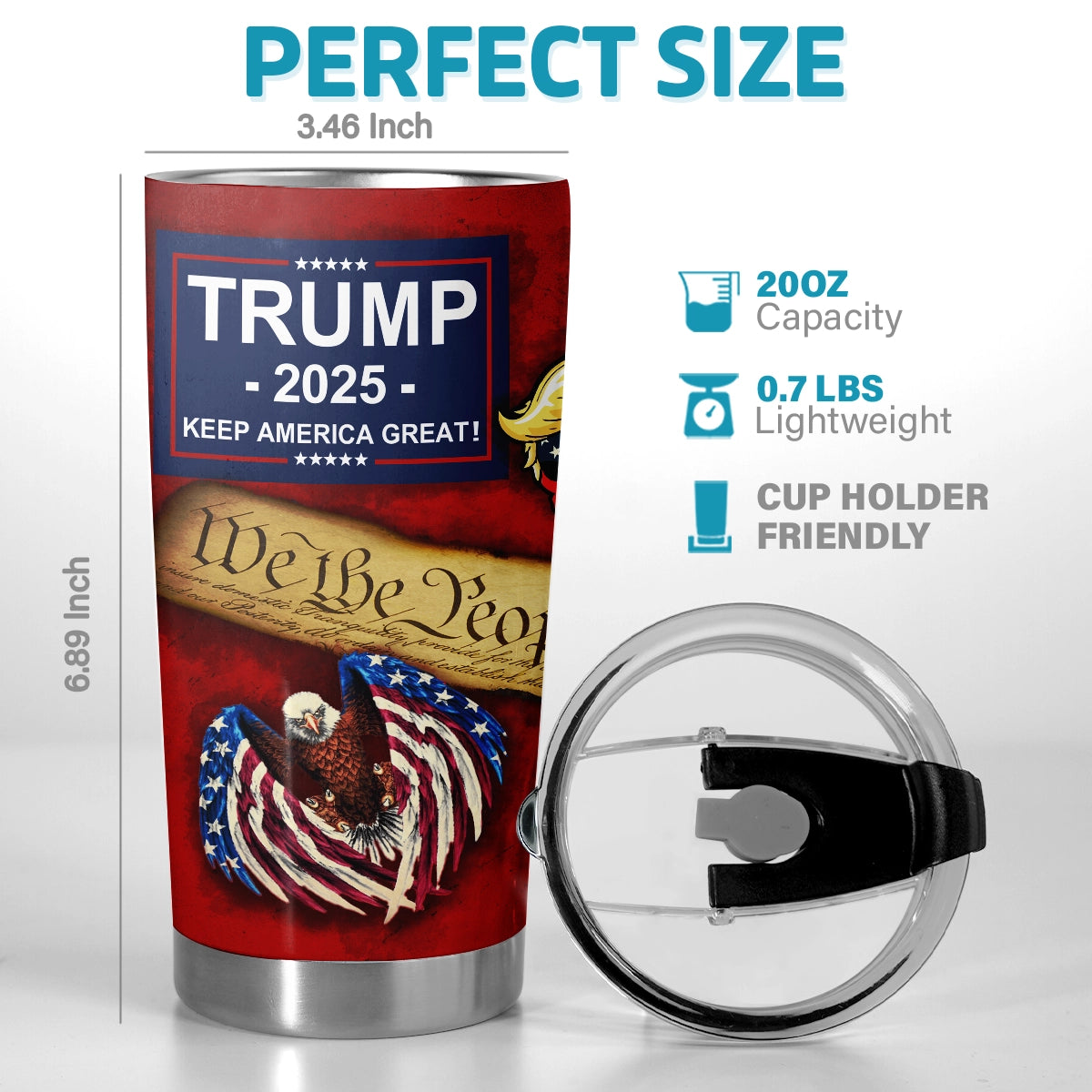 All Aboard The Train 2024 We The People Tumbler