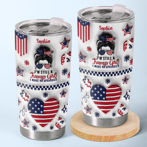 Conservative Girl Hit The Vote - US Election 40 Oz Stainless Steel Tumbler With Handle, 20oz Tumbler - Gift For Best Friends, BFF, Sisters