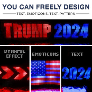 Stand With The Greatest Man, US Elections 2024 Car Led Light Banner