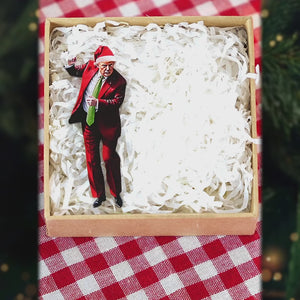 One Step At A Time - US Election Acrylic Custom Shaped Ornament - Christmas Gift And Decor For Conservative Supporters